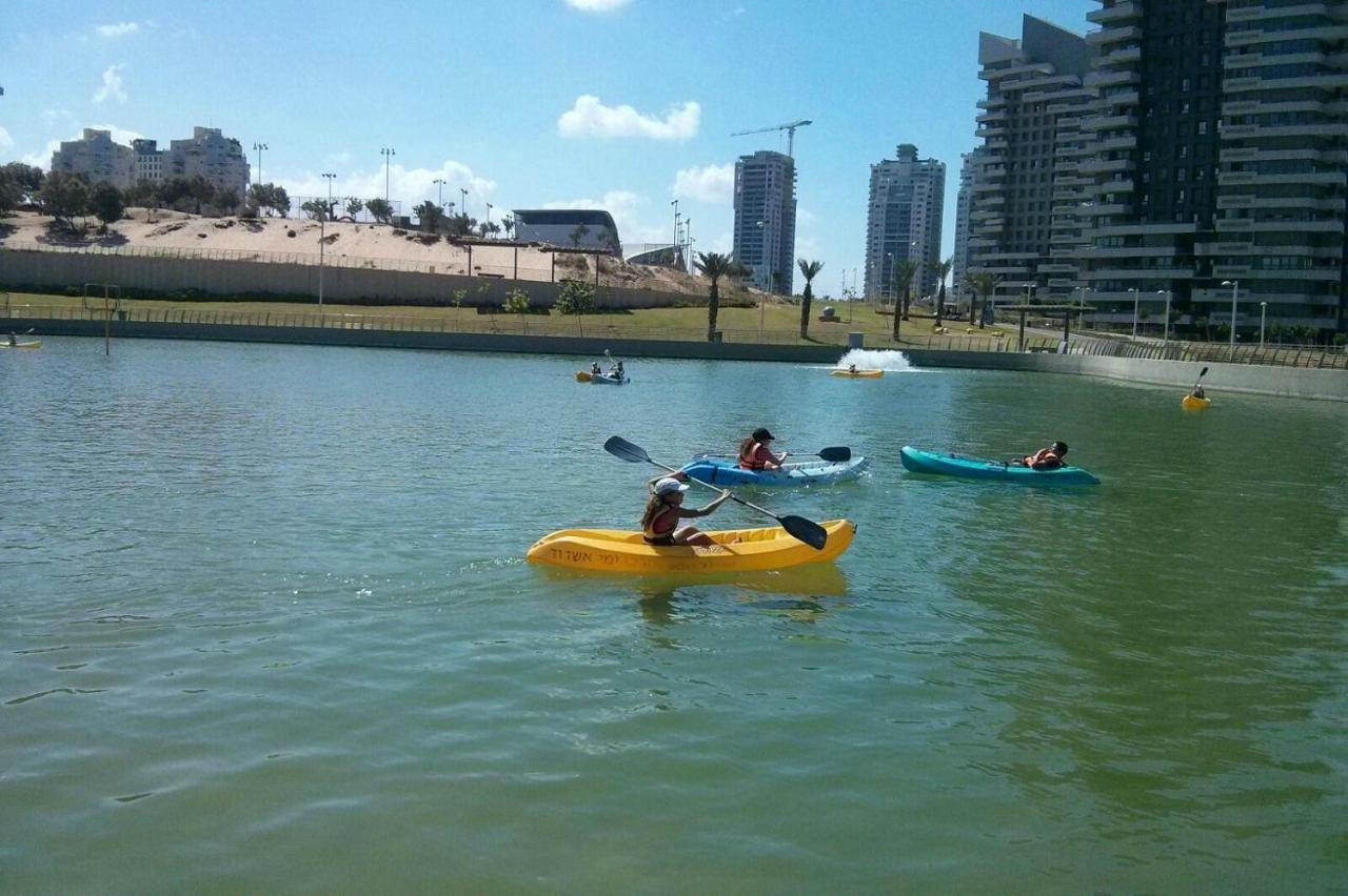 Ashdod City Center 2-Rooms Apartment, 15Min Walk To The Beach Kültér fotó